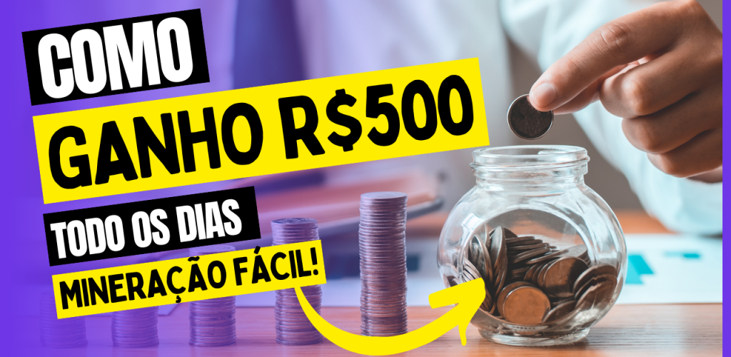 Ganhei R 500 em 1 dia minerando em nuvem pode sacar várias vezes por