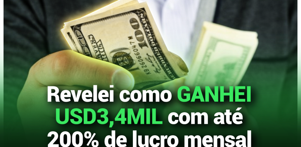 #11 - GANHEI $3.400 DÓLARES - TÁ MUITO FÁCIL LUCRAR ATÉ 120% OU 200% AO MÊS - ALTO LUCRO É UM FENÔMENO