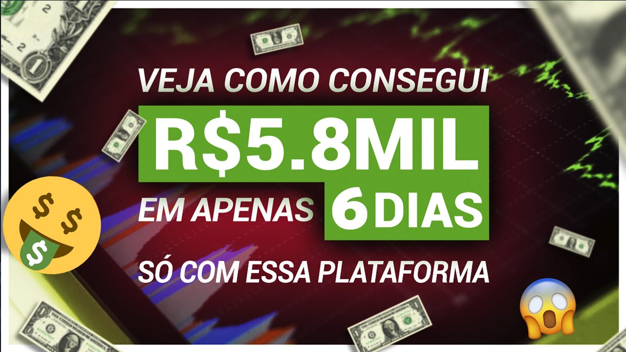 $3.000 U$D FATURADO EM 2 SEMANAS │ O LUCRO AQUI É SURREAL, É SUCESSO │ 5% AO DIA, 30 DIAS POR MÊS!
