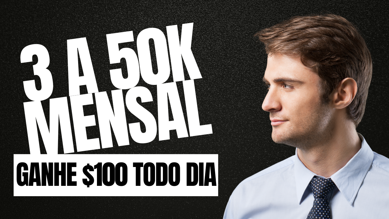 (3K A 50K POR MÊS) COMO EU GANHO R$100 POR DIA - NOVA PLATAFORMA SAINDO DO FORNO E MUITO LUCRATIVA!