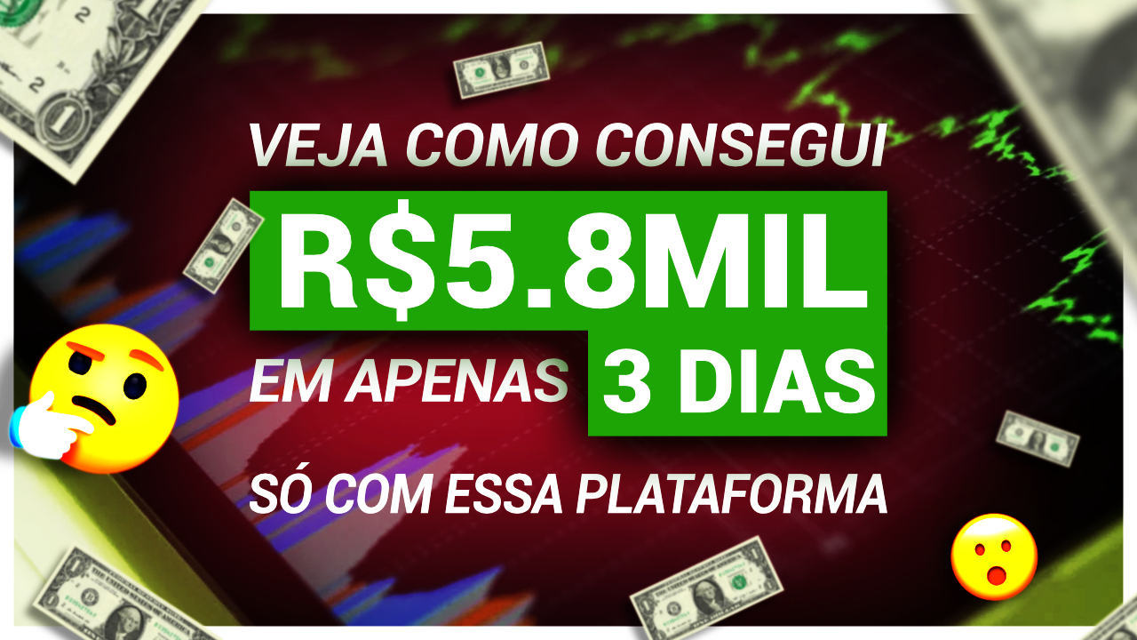 #4 - QUER GANHAR DINHEIRO GANHEI R$5.800 DE LUCRO EM 3 DIAS - 4% SOBRE O CAPITAL TODO DIA - ESSA PLATAFORMA TÁ TOPÍSSIM