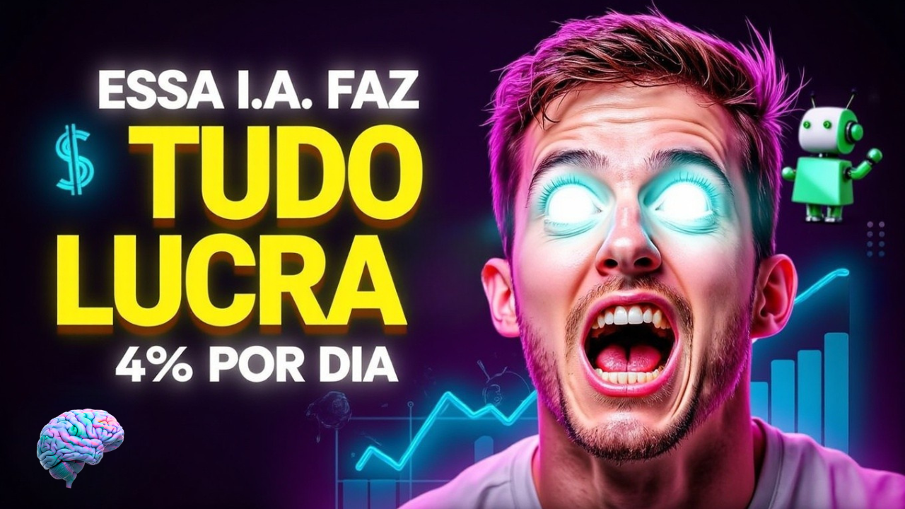 CHEGA DE PROCRASTINAR! Faço R$2000 80 Horas Assim - RENDA EXTRA Até 4%DIA - I.A. Faz Tudo Sozinha