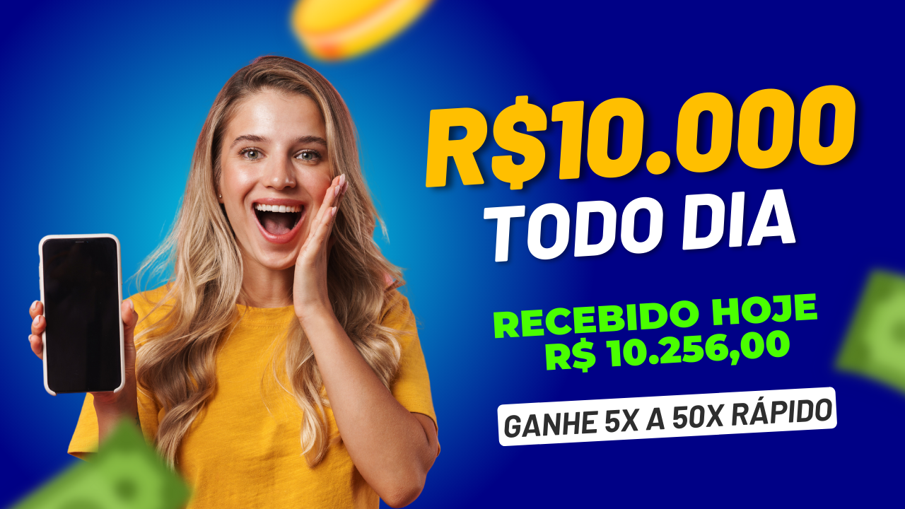 SEU LUCRO VAI DE 5 A 100 VEZES MUITO RÁPIDO ➖ GANHE DE R$100 A R$10.000 POR DIA ➖ M3G4 D1C3 E LUCK1 BL0CK!