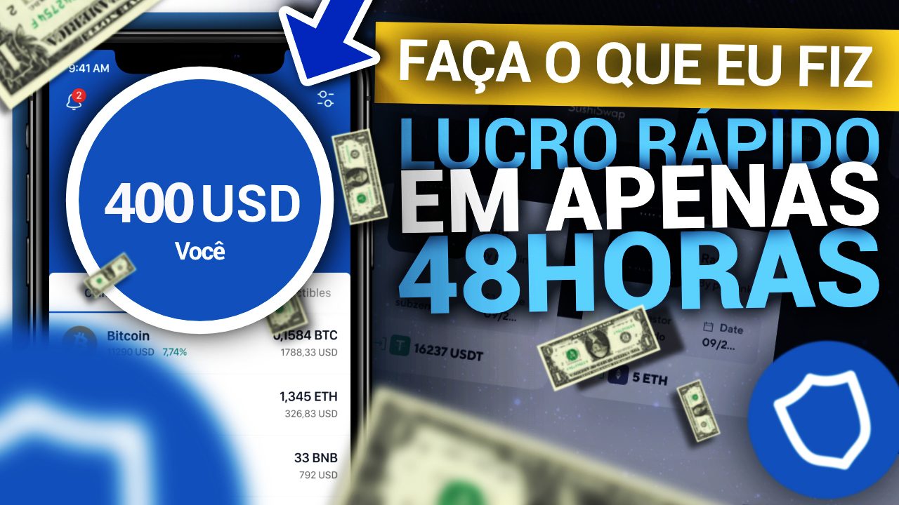 TOP LUCROOO, $400 DÓLAR EM 48 HORAS │ ISSO É INCRÍVEL DEMAIS │ FATURE 5 porcento DE SEGUNDA A SEGUNDA!