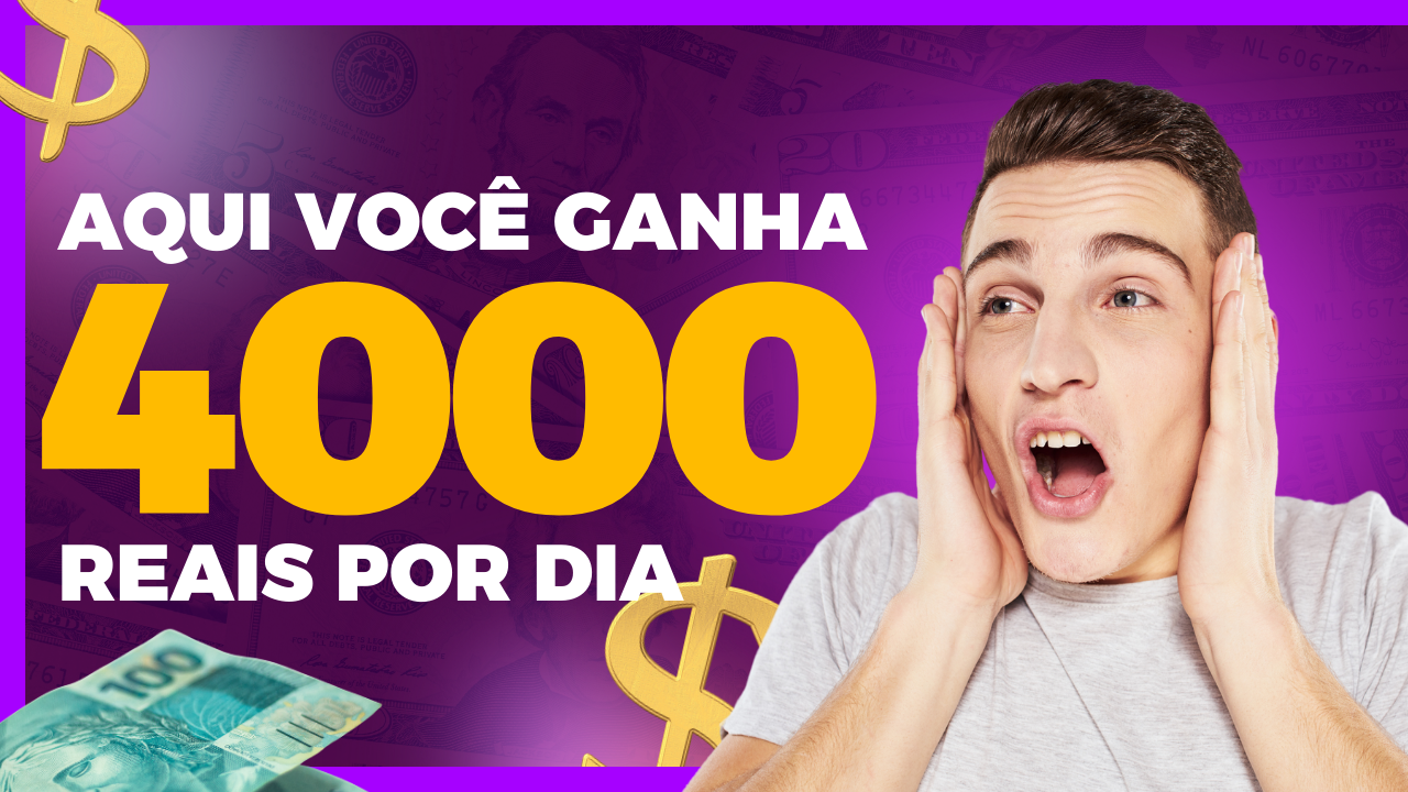 😱 GANHE R$4.000 OU MAIS POR DIA EM 30 DIAS ESSA NOVA PLATAFORMA VAI MUDAR SUA VIDA FINANCEIRA!